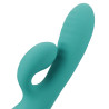  Loveline Vibro Rabbit Gonflable Flatblue 11 x 3.5cm